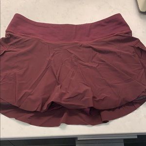 Lululemon Quick Pace Skirt Garnet Purple Adobe